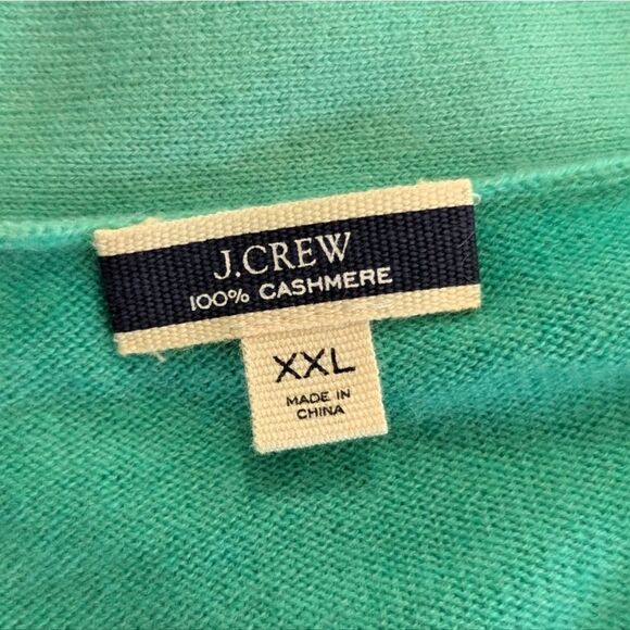 J. Crew Cashmere Preppy Academia Mermaid Fairy Cozy Coastal Capsule Cardigan XXL - Picture 2 of 9